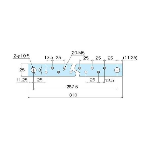 ホシモト 銅アースバー EA-7 1個 62-2984-94（直送品）