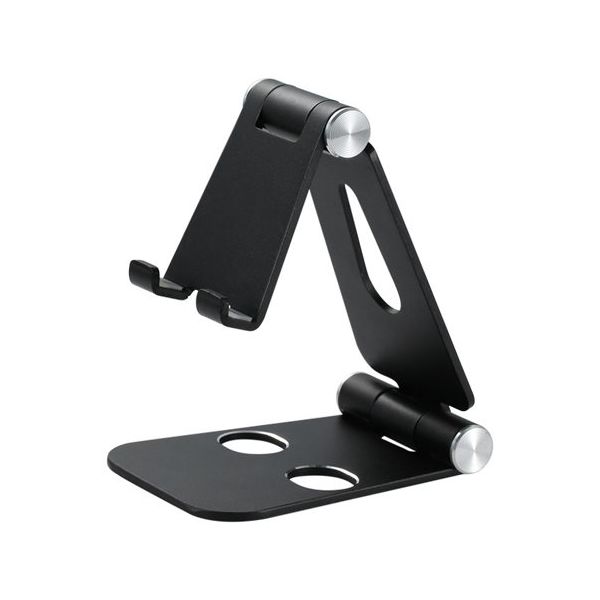 Trimate スマホスタンド ブラック TR-CST001-BK 1個 67-4918-05（直送品）