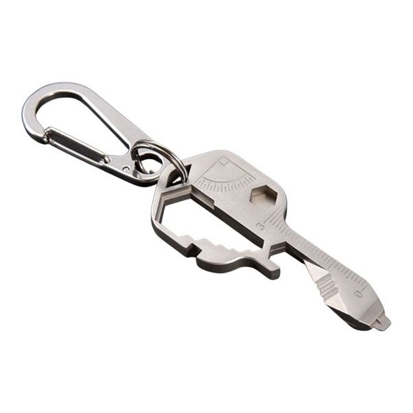 Trimate カラビナ キーツール シルバー TR-KKT001-SV 1個 67-4919-06（直送品）