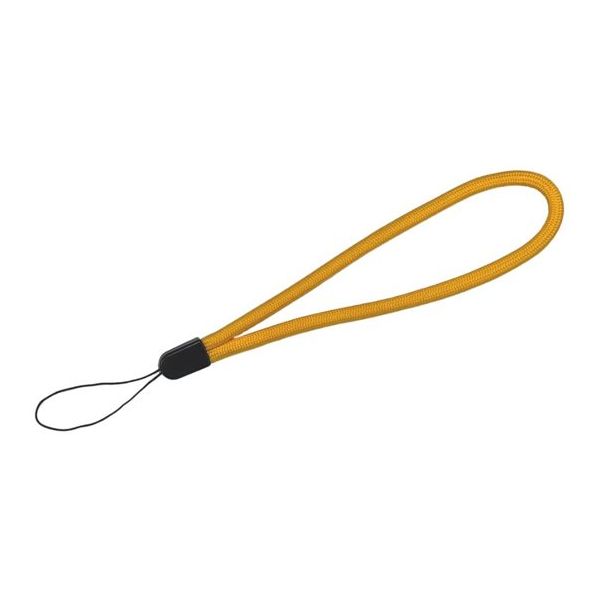 Trimate シンプル丸紐ストラップ イエロー TR-STP004-YL 1個 67-4920-86（直送品）