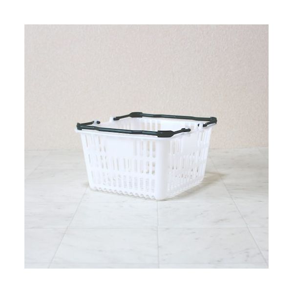 大和産業 買い物かご SLー1 ナチュラル把手エバーグリーン SL-1-NREGR 1個 538-1898（直送品）