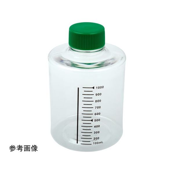 CELLTREAT 1000mLローラーボトル 非処理の懸濁培養 印刷済み目盛り ベントなしキャップ 滅菌 24個入 229582 1個（直送品）