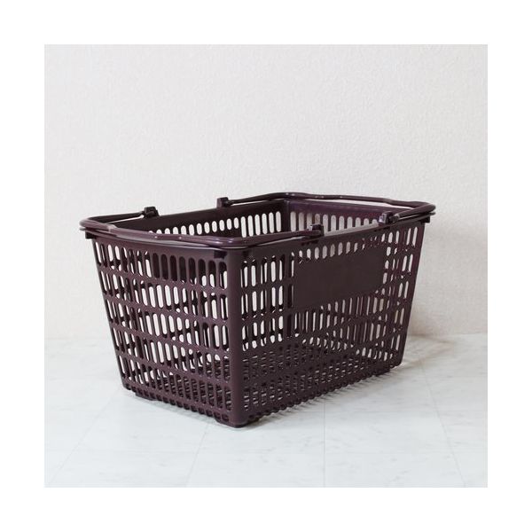大和産業 買い物かご SLー8 マロン 10個セット SL-8-MA-10P 1セット(10個) 538-0381（直送品）