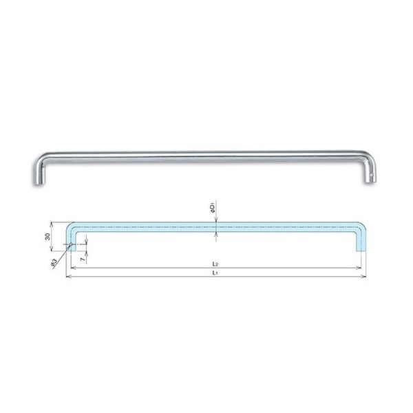 ホシモト ドアーストッパ C-211-2 1個 62-2985-26（直送品）