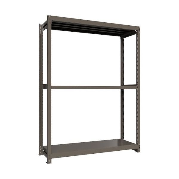 ICHIMAI 重量ボルトレスラック 段荷重1000Kg H2400×W1800×D600 天地3段 単体グレー TH1000-866T3（直送品）