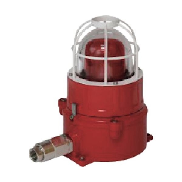 島田電機 島田 防爆型LED警告灯(点滅)AC100~240V 黄色 防塵防水IP54 IECW-M2F-Y 1個 383-1304（直送品）