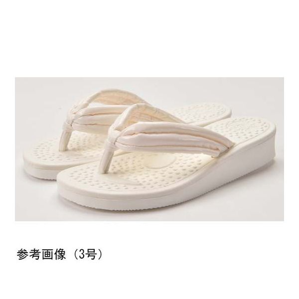 ラッキーベル スクールサンダル ホワイト 2号 67-8175-79 1足（直送品）