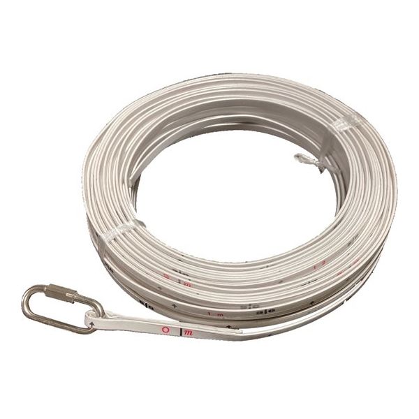 日本度器 ステンレス製フック付き測量ロープ NDR-30 1個 65-5696-97（直送品）