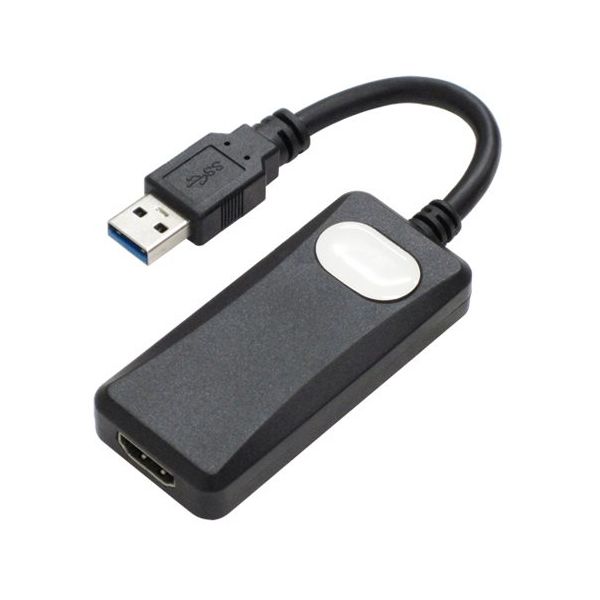 アイネックス USB3.0ーHDMI変換アダプタ AMC-USBHDA 1個 67-9205-83（直送品）
