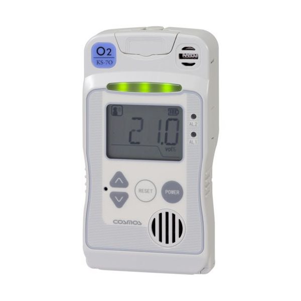 新コスモス電機 新コスモス 一体型酸素検知警報器(酸欠防止用)DC24V 端子台接続タイプ KS-7O(SANKETSU-DC24V) 1台（直送品）