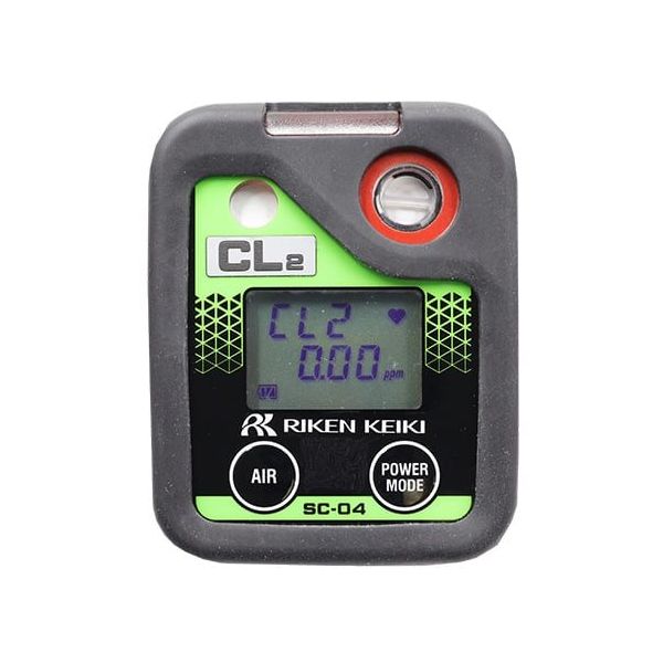 理研計器 個人装着型塩素計 乾電池仕様 SC-04 (CL2) 1台 67-7099-89（直送品）