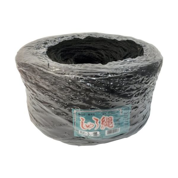 加藤伝蔵商店 伝蔵 棕櫚縄3φ黒1000m K010 1セット(2個) 430-6697（直送品）