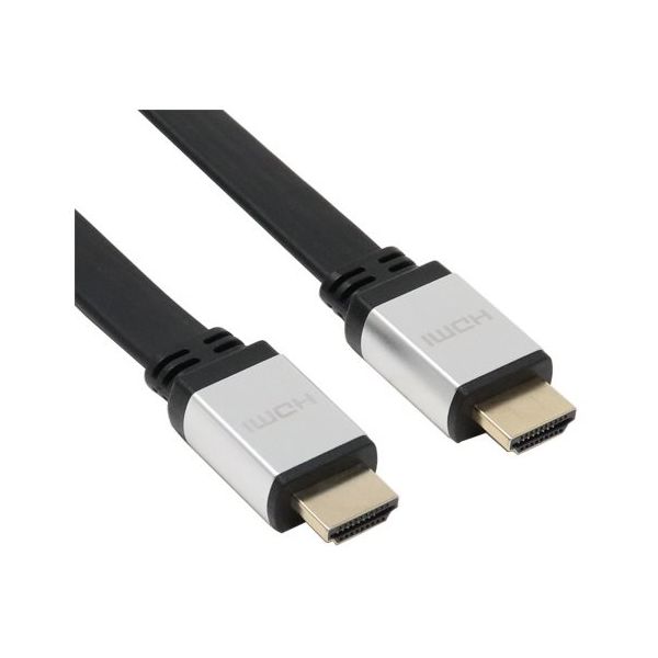 アイネックス フラットHDMIケーブル 約10m AMC-HDF100 1個 67-9205-70（直送品）