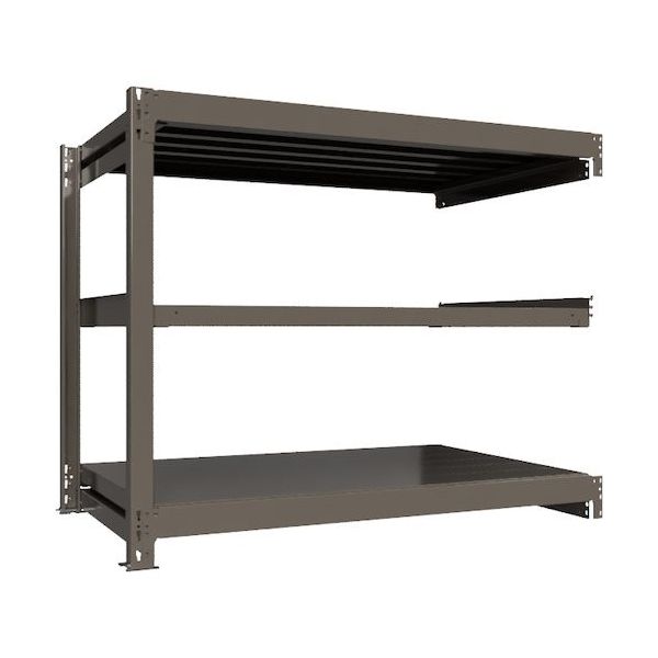 ICHIMAI 重量ボルトレスラック 段荷重1000Kg H1200×W1500×D900 天地3段 連結グレー TH1000-459R3（直送品）