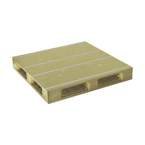 日本プラパレット NPC プラスチックパレットZFRー1111FE 両面四方差し ライトグリーン ZFR-1111FE-LG 1枚（直送品）