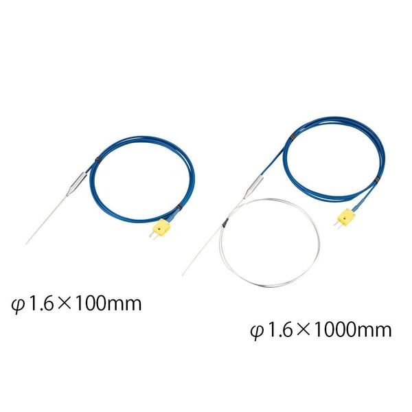 アズワン K熱電対 インコネルタイプ オメガコネクタ付 Φ1.6×300mm 4-6118-03 1個（直送品） 7,174円