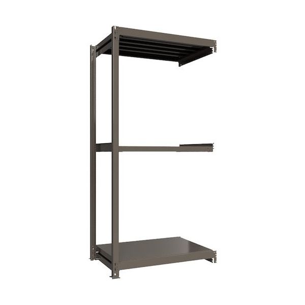 ICHIMAI 重量ボルトレスラック 段荷重1000Kg H2400×W1200×D750 天地3段 連結グレー TH1000-847R3（直送品）