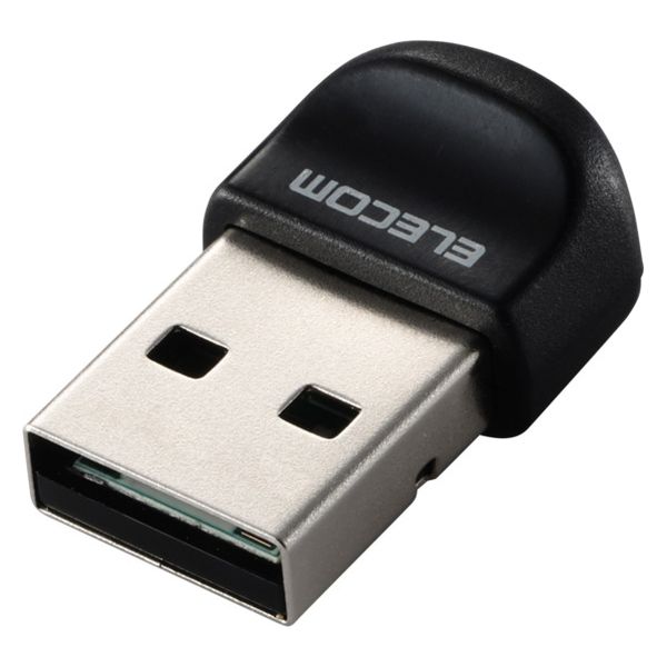 Bluetooth Ver5.3 USB アダプタ コンパクト 省電力 ブラック LBT-UAN06C2 エレコム 1個（直送品）