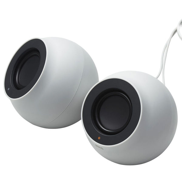 PCスピーカー 無線/有線 対応 4種類接続 4.4W コンパクト ホワイト SP-P10CUBWH エレコム 1個（直送品）