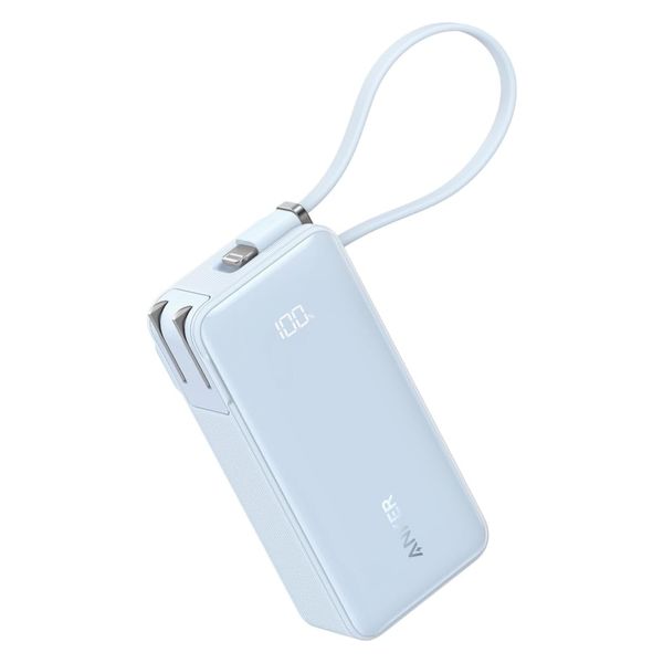 Anker Power Bank 10000mAh ライトブルー Anker モバイルバッテリー