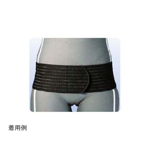 アシスト 丸サポートバンド・フリー ブラック 4L 02542 1本 68-4060-74（直送品）