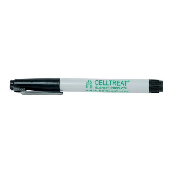 CELLTREAT チューブマーカー 速乾性 ブラック 5個入 229407 1個(5個) 68-0311-41（直送品）
