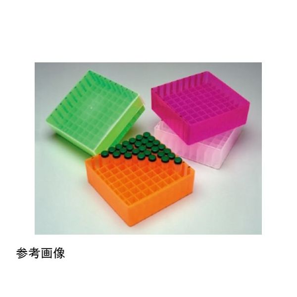 サーモフィッシャーサイエンティフィック フリーザーボックス 蛍光緑 1箱(20個×1包入) 8810 1箱(20個) 65-5644-24（直送品）