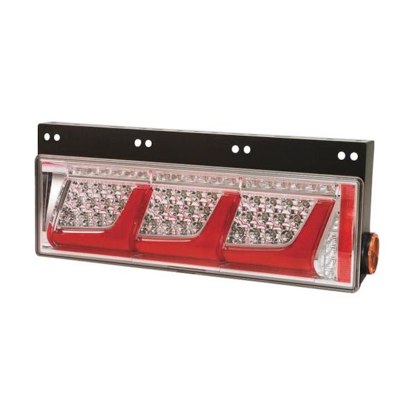 小糸 右 レッドVer シーケンシャルターン トラック用オールLEDリアコンビネーションランプ 3連タイプ LEDRCL-24RS 1台（直送品）