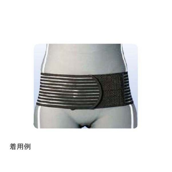 アシスト 丸サポートバンド・メッシュ ブラック 3L 18024 1本 68-4060-67（直送品）