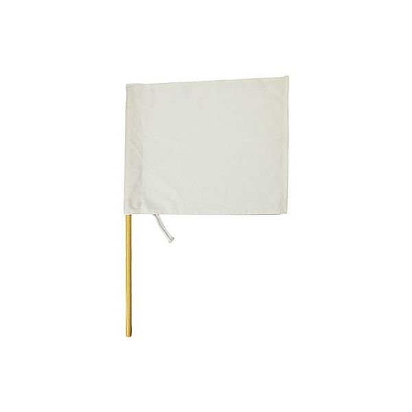 ランドアート ハイビスカス工事旗(布製) 白 62-4864-33 1枚（直送品）