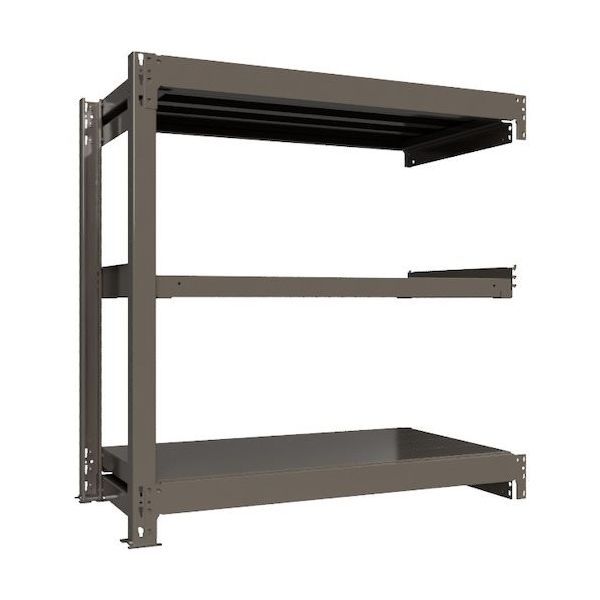 ICHIMAI 重量ボルトレスラック 段荷重1000Kg H1200×W1200×D600 天地3段 連結グレー TH1000-446R3（直送品）