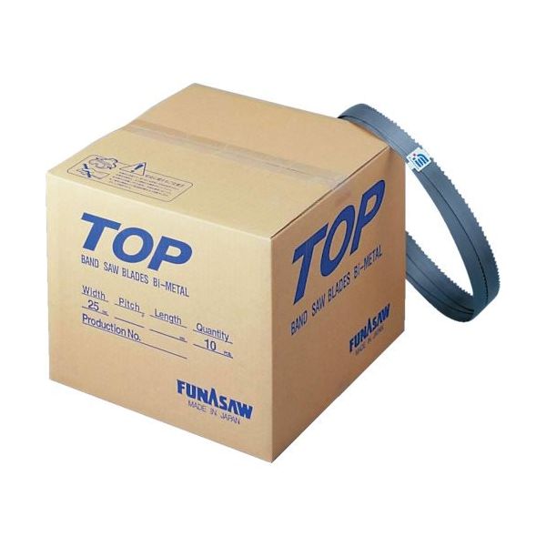 カットオフバンドソー バイメタルTOP 全長4880 幅41 3山 厚み1.3 TOPBIM38X3X4880 3 1セット(5本)（直送品）