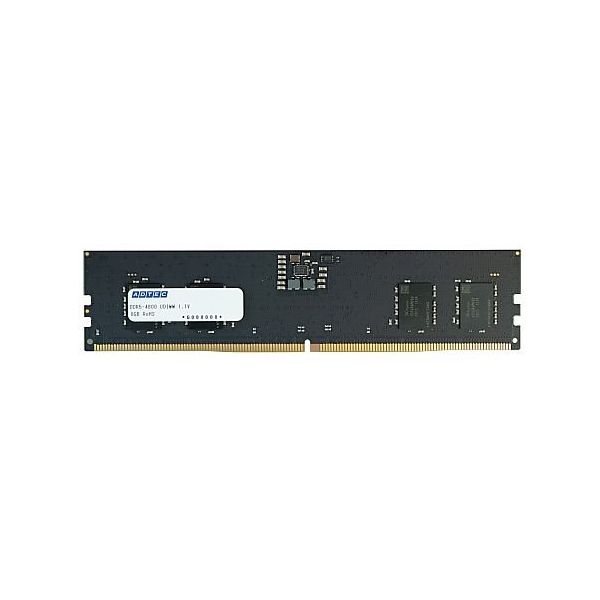 アドテック DDR5ー4800 UDIMM 8GB ADS4800D-X8G 1個 67-7462-61（直送品）