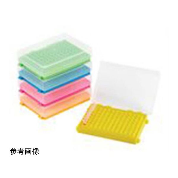 ウィザーライフサイエンス 96ウェル PCR(R)用 ヒンジ式チューブラック ナチュラル 1個×5個入 11527593 1セット(5個)（直送品）