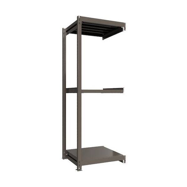 ICHIMAI 重量ボルトレスラック 段荷重1000Kg H2400×W900×D750 天地3段 連結グレー TH1000-837R3（直送品）