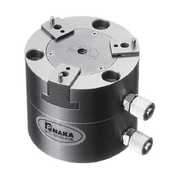 仲精機 ナカ エアチャック 2インチ 据置中空型 NPC-2RSS-F35 1台 723-5844（直送品）