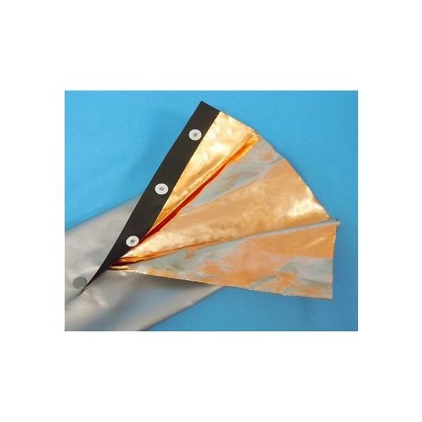 デンカエレクトロン ホックボタン式シールドチューブ FKS-10-25 1巻 64-0690-36（直送品）