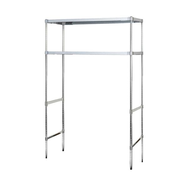 アイ・エル・シー ガルバリウム製ラボシェルフ 1280×460×1800mm GLS-12846 1式 68-0812-03（直送品）