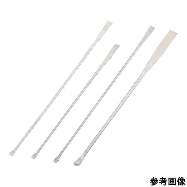 アズワン ラボランミクロスパーテル(つや消しタイプ)180mm 平(ラボラン)10+1本入 4-6275-01 1袋(1本)（直送品）