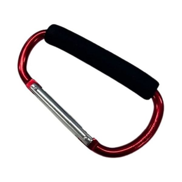 Trimate カラビナ 大 レッド TR-KBN003-RD 1個 67-4918-88（直送品）