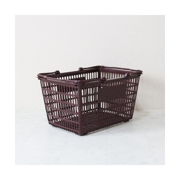 大和産業 買い物かご SLー7 マロン 10個セット SL-7-MA-10P 1セット(10個) 538-1900（直送品）