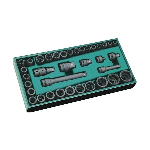 Apex Tool Group 36pcs 3/8&1/2インパクトソケットセット RS-09914 1セット 63-4174-13（直送品）