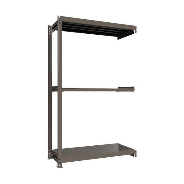 ICHIMAI 重量ボルトレスラック 段荷重1000Kg H2400×W1500×D600 天地3段 連結グレー TH1000-856R3（直送品）