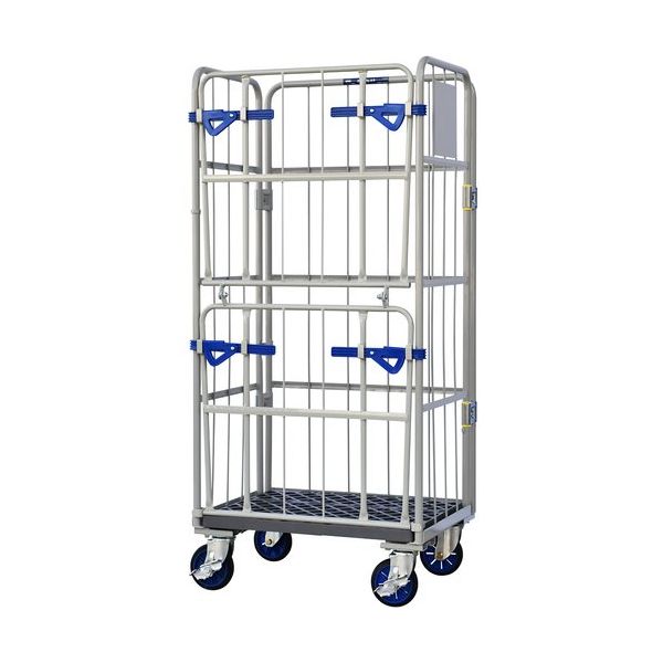 ワコーパレット ワコー カーゴプレスタ ダブルゲート付 800×600×1700 WKP-8060-WG 1台 473-0896（直送品）