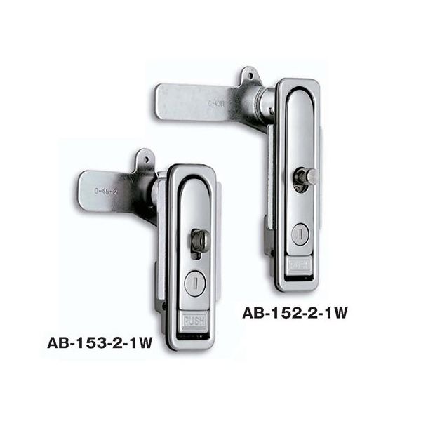 ホシモト 二重ロック防水平面スイングハンドル AB-152-2-1W 1個 62-2978-58（直送品）