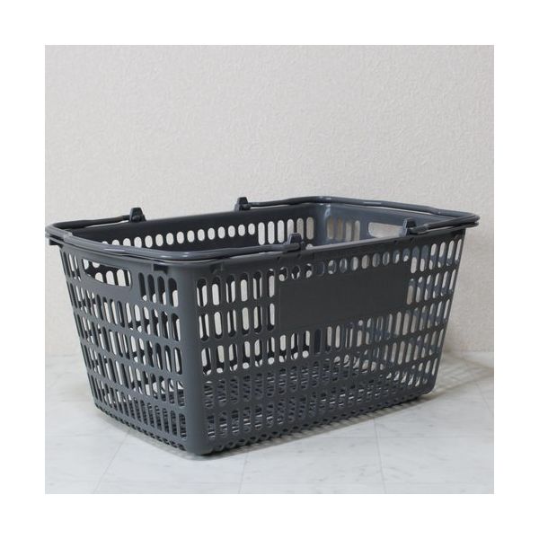 大和産業 買い物かご SLー20 ダークグレー 10個セット SL-20-DGY-10P 1セット(10個) 538-1904（直送品）