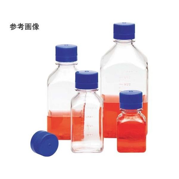 Fisherbrand PETGメディアボトル キャップ保護シール付き 250mL 1本×24本入 FBMB250 1セット(24本)（直送品）