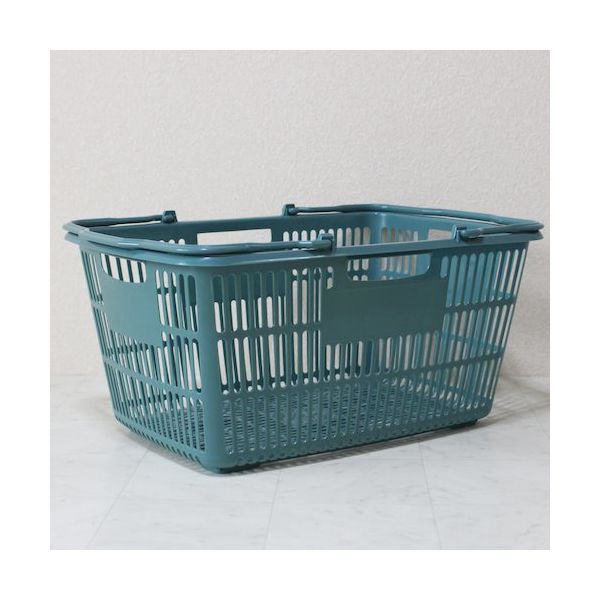 大和産業 買い物かご SBー33 ブルーグリーン SB-33-BLGR 1個 538-1854（直送品）