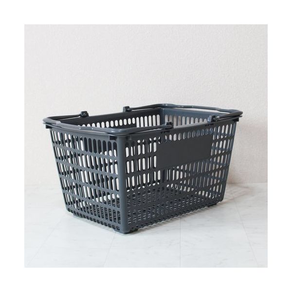 大和産業 買い物かご SLー8 ダークグレー 10個セット SL-8-DGY-10P 1セット(10個) 538-0361（直送品）