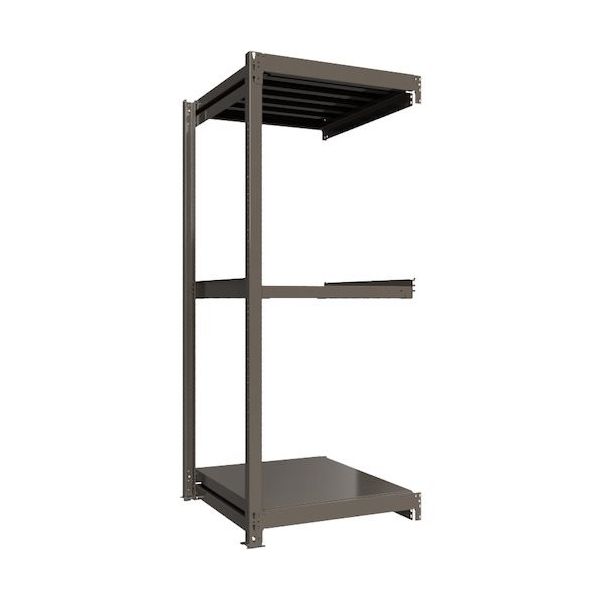 ICHIMAI 重量ボルトレスラック 段荷重1000Kg H2100×W900×D900 天地3段 連結グレー TH1000-739R3（直送品）